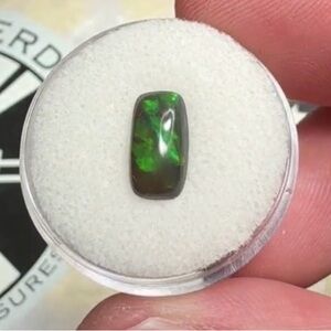 Smoked Ethiopian Green Opal Gemstone 1.40ct
